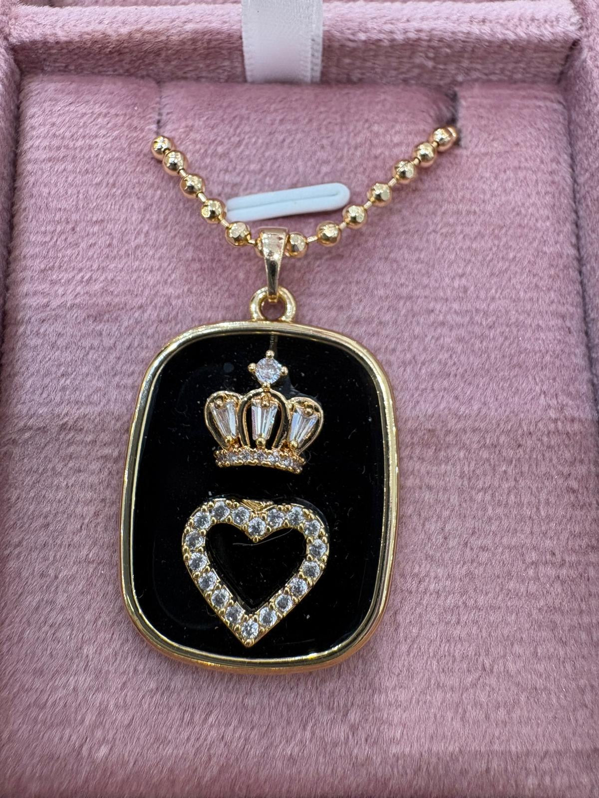Collana "PIASTRINE" con lettere e simboli