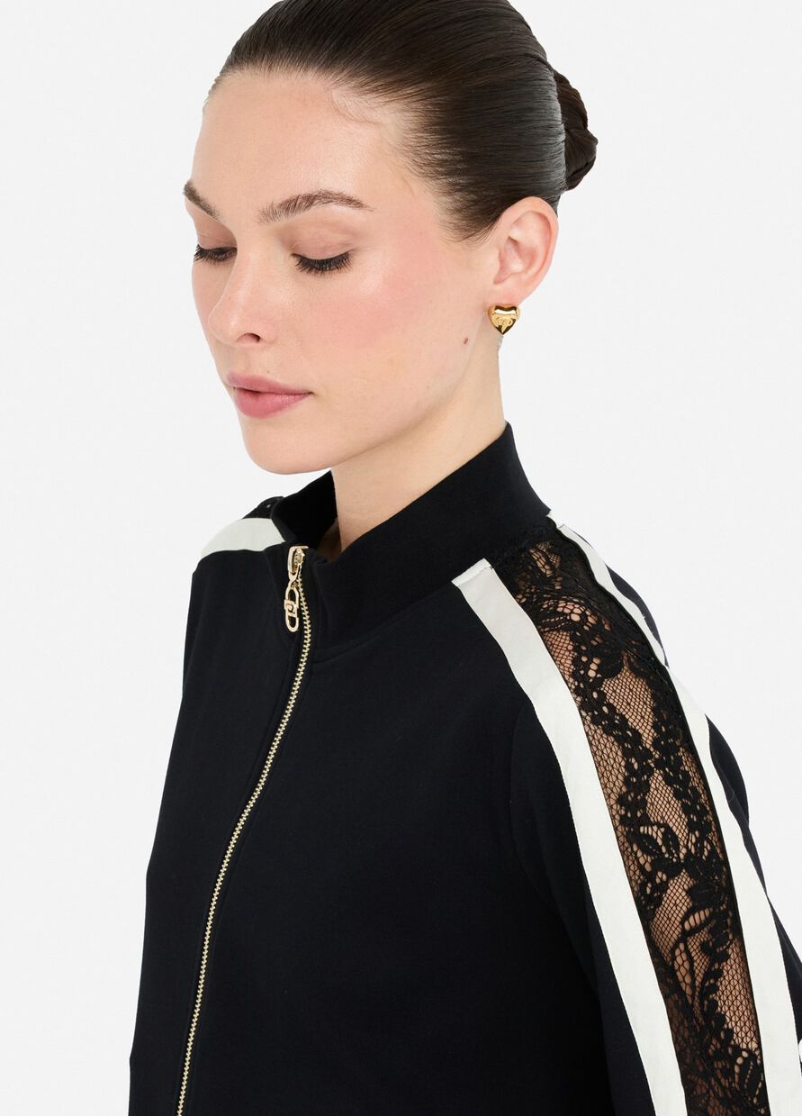 Felpa con pizzo Liu.Jo