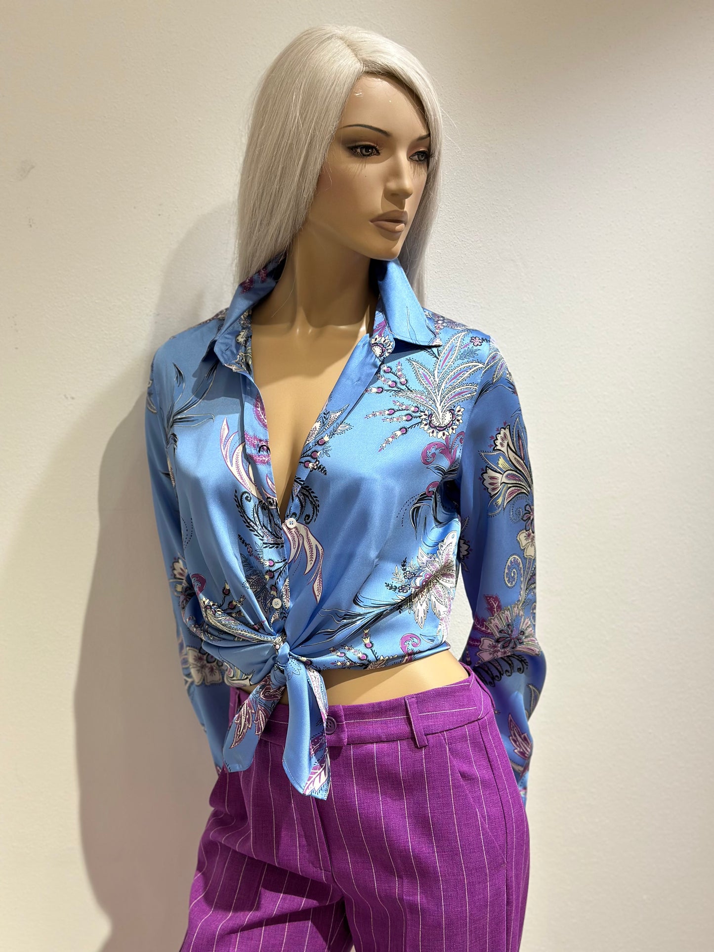 Camicia in twill Emme Marella fantasia
