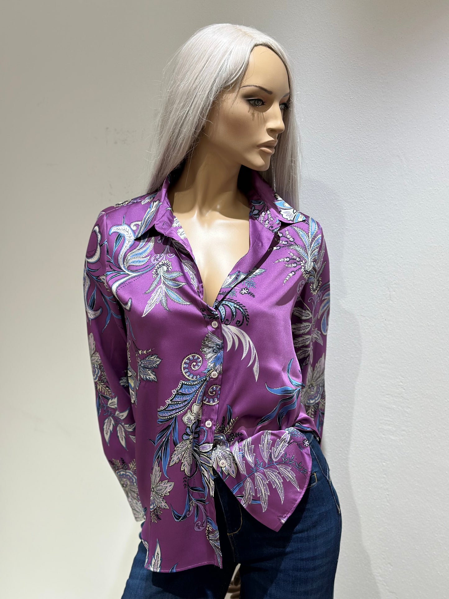 Camicia in twill Emme Marella fantasia