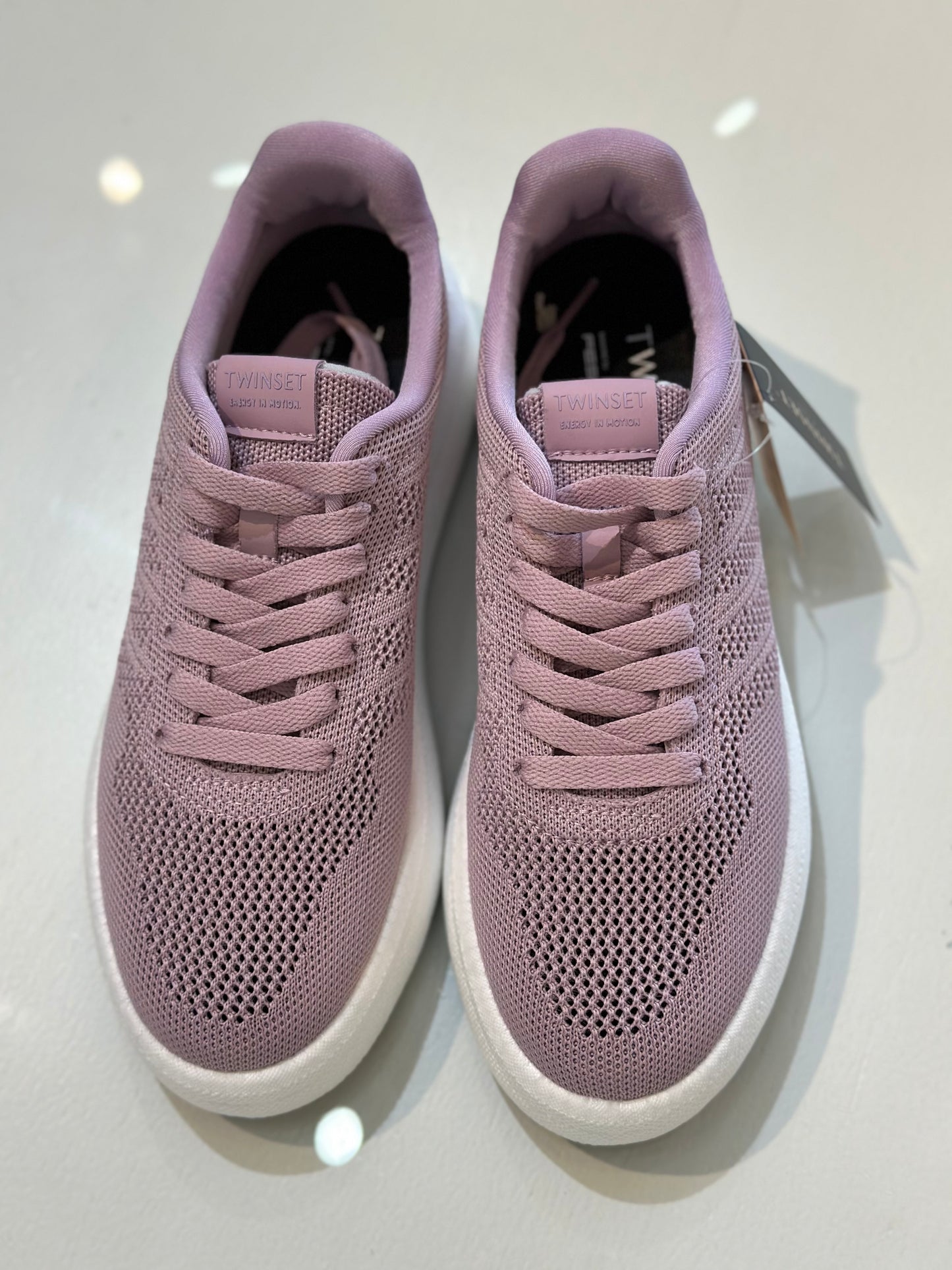 Sneakers rosa Twinset in tessuto