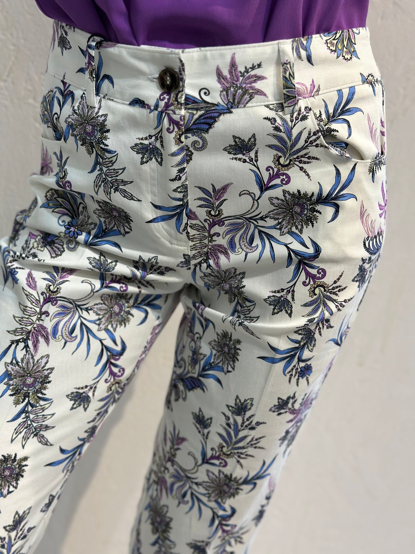 Pantaloni fantasia Emme Marella di cotone