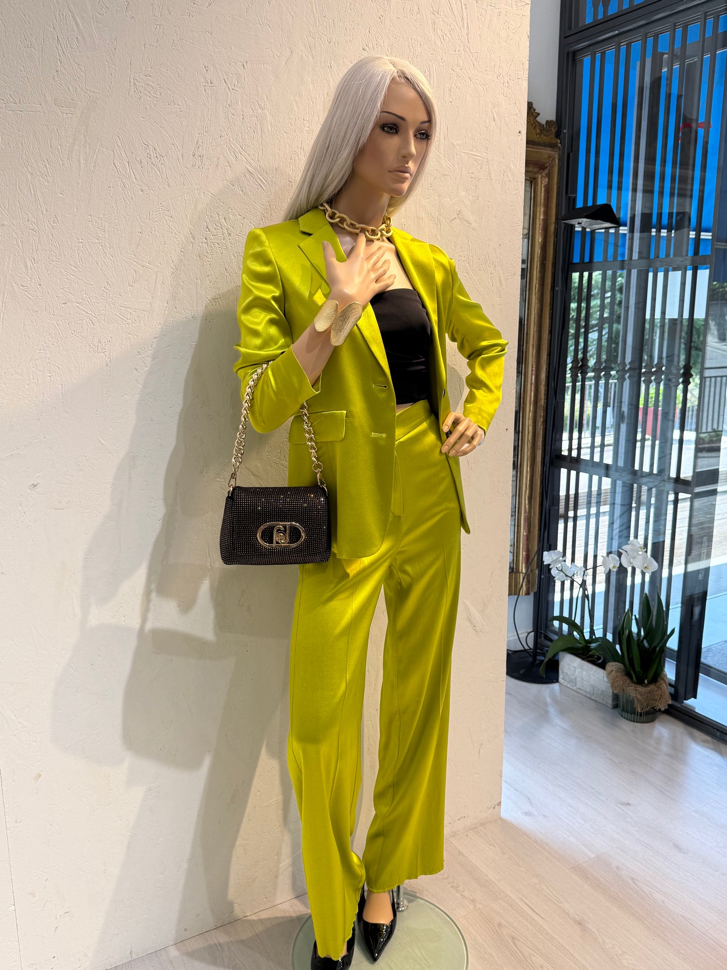 Giacca blazer in raso Emme Marella