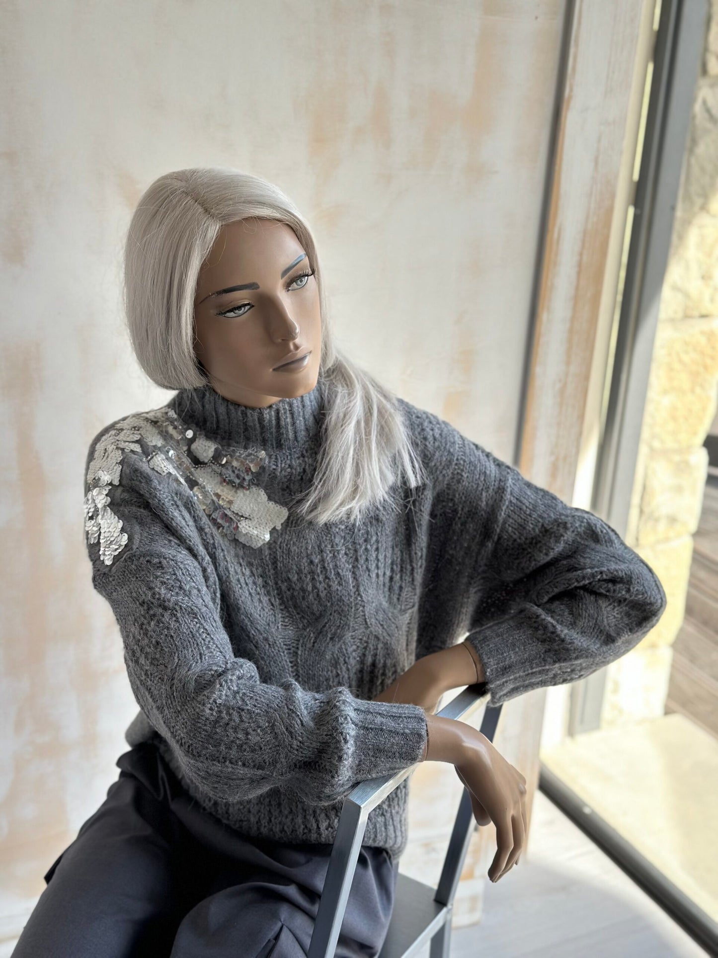 Maglione LiuJo con applicazioni