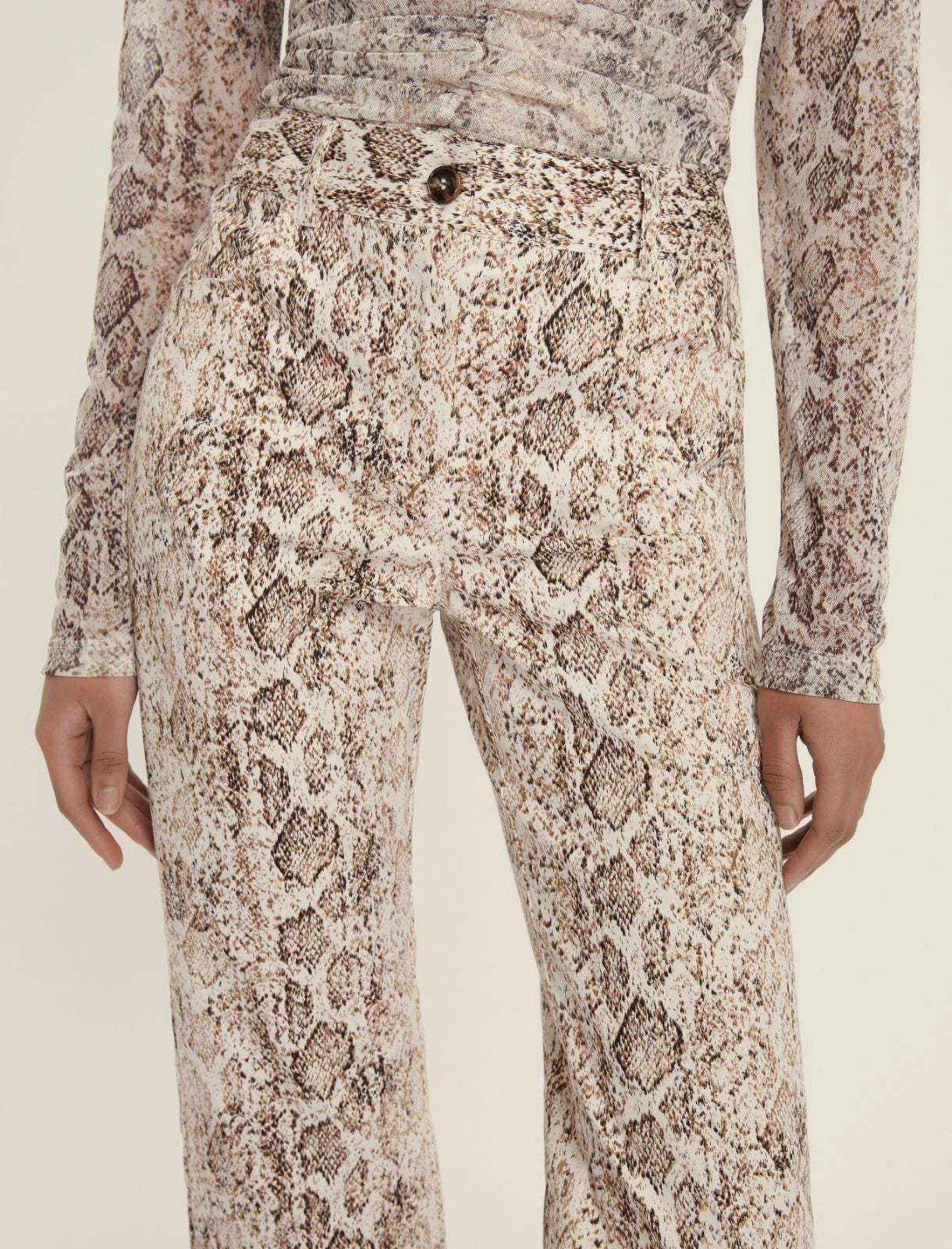 PANTALONE STAMPA PITONE EMME MARELLA