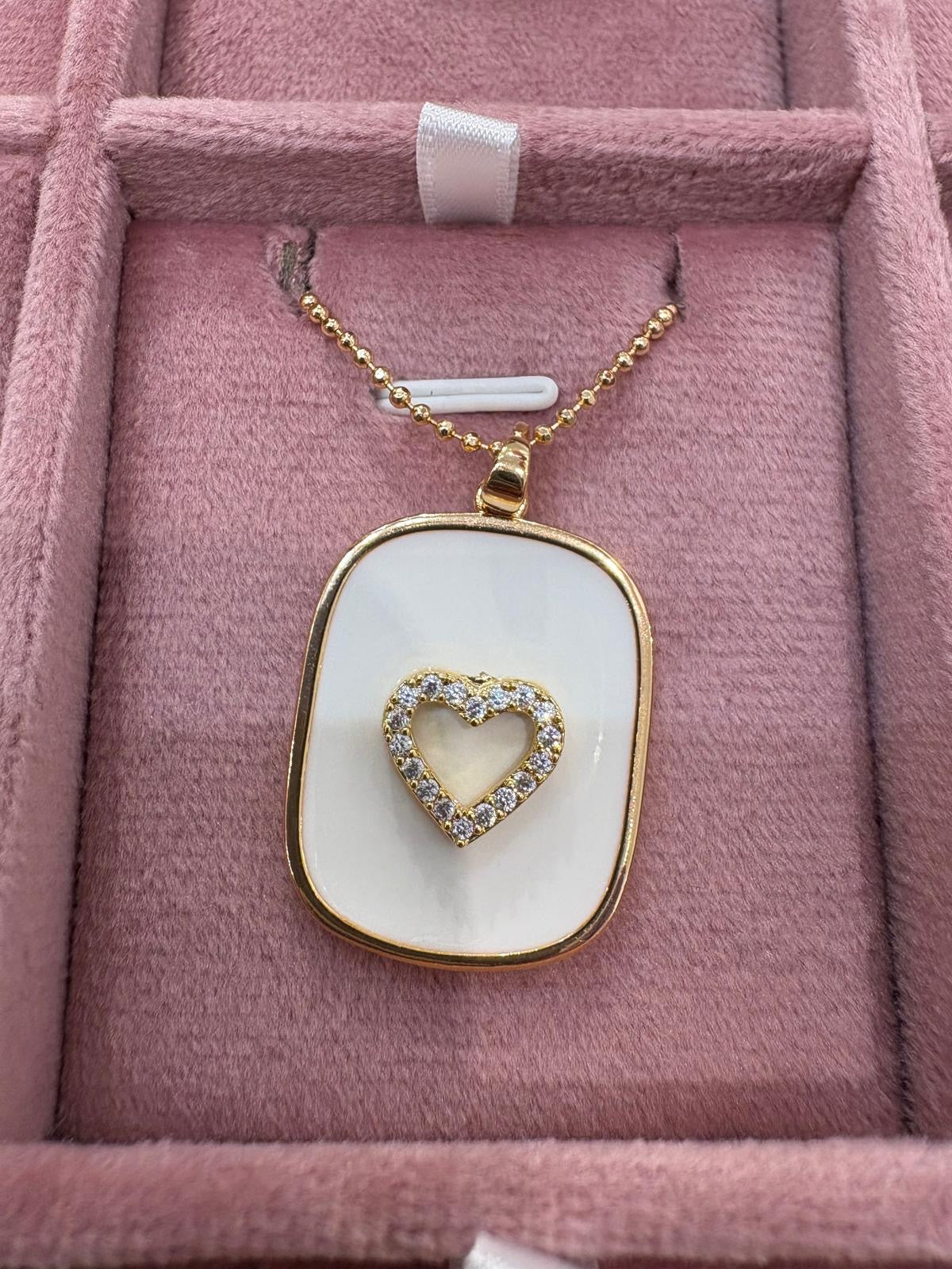 Collana "PIASTRINE" con lettere e simboli
