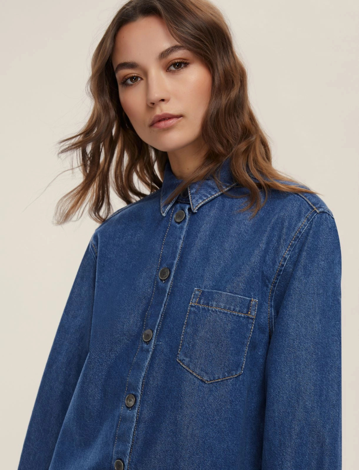Camicia jeans cropped Emme Marella