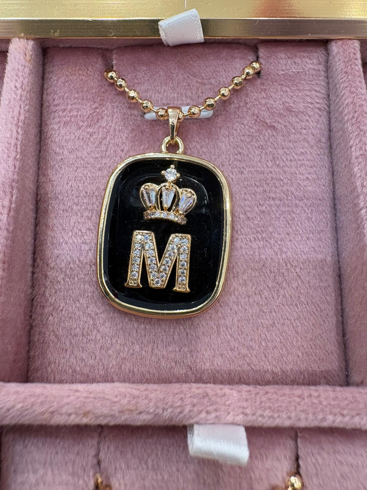Collana "PIASTRINE" con lettere e simboli