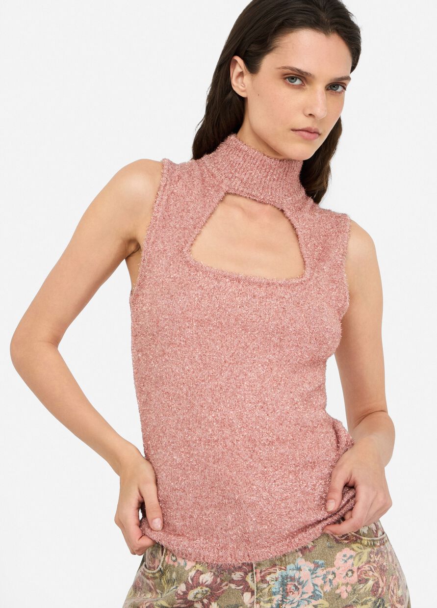 Top maglia con oblo cut-out Liu.Jo