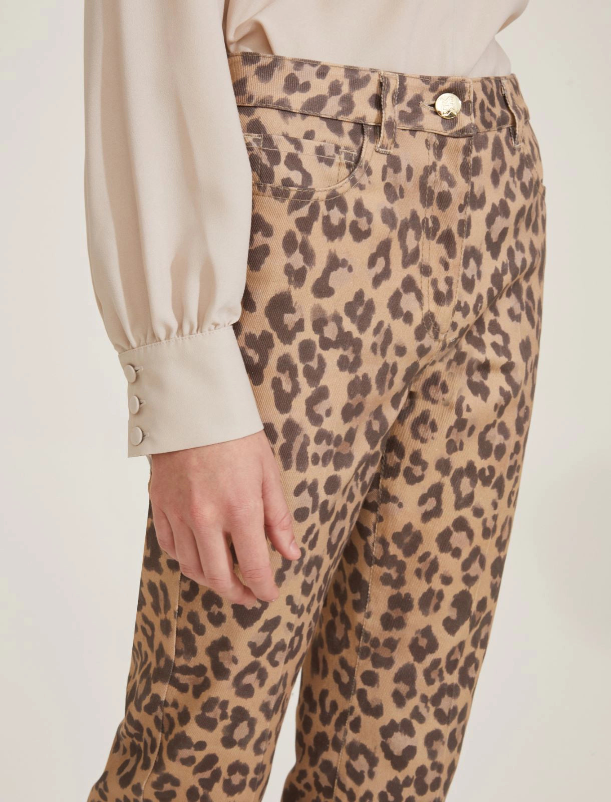 Pantalone maculato FLARE 5 Tasche Emme Marella