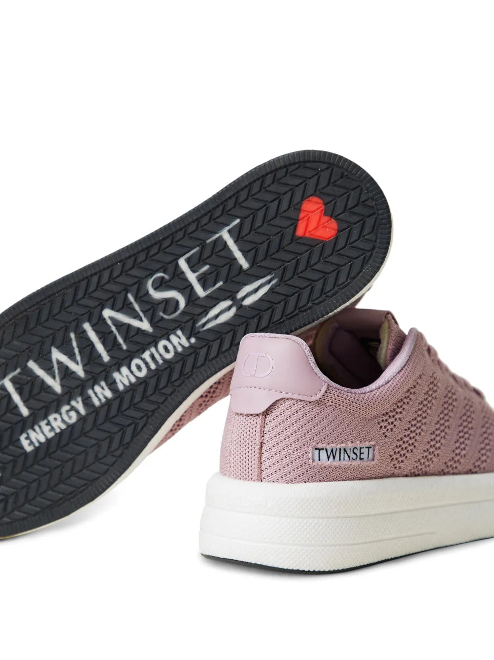 Sneakers rosa Twinset in tessuto