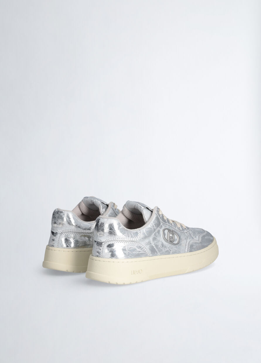 Sneakers argento effetto used Liu.Jo