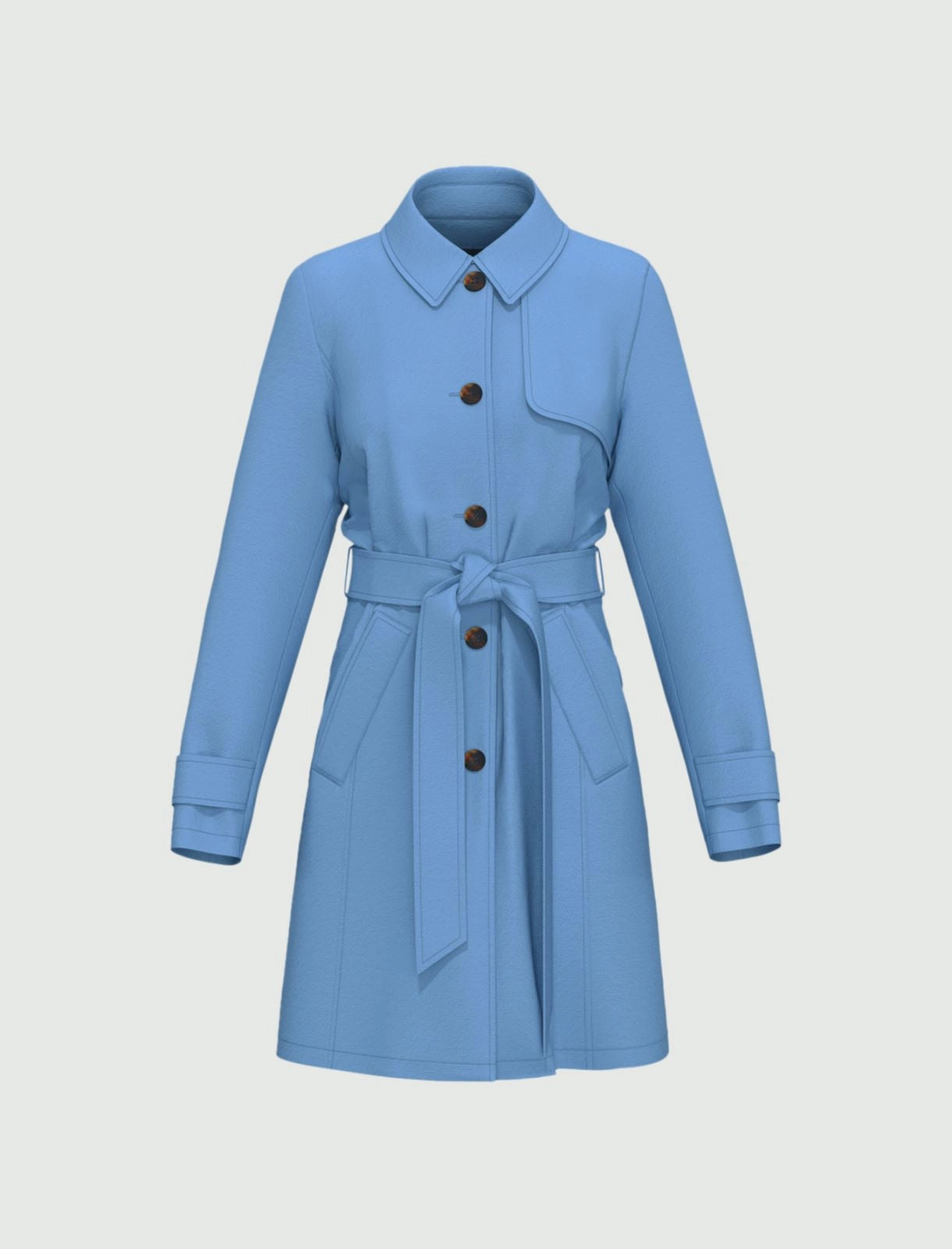 Trench in gabardina anti goccia Emme Marella