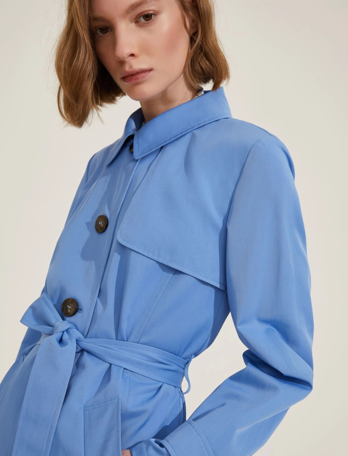 Trench in gabardina anti goccia Emme Marella