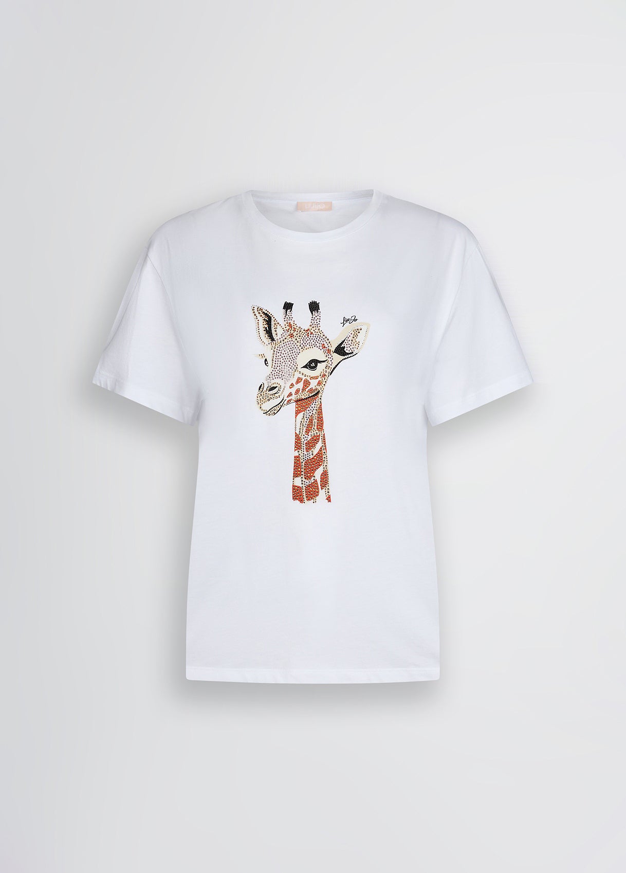 T-shirt manica corta Liu.Jo stampa giraffa