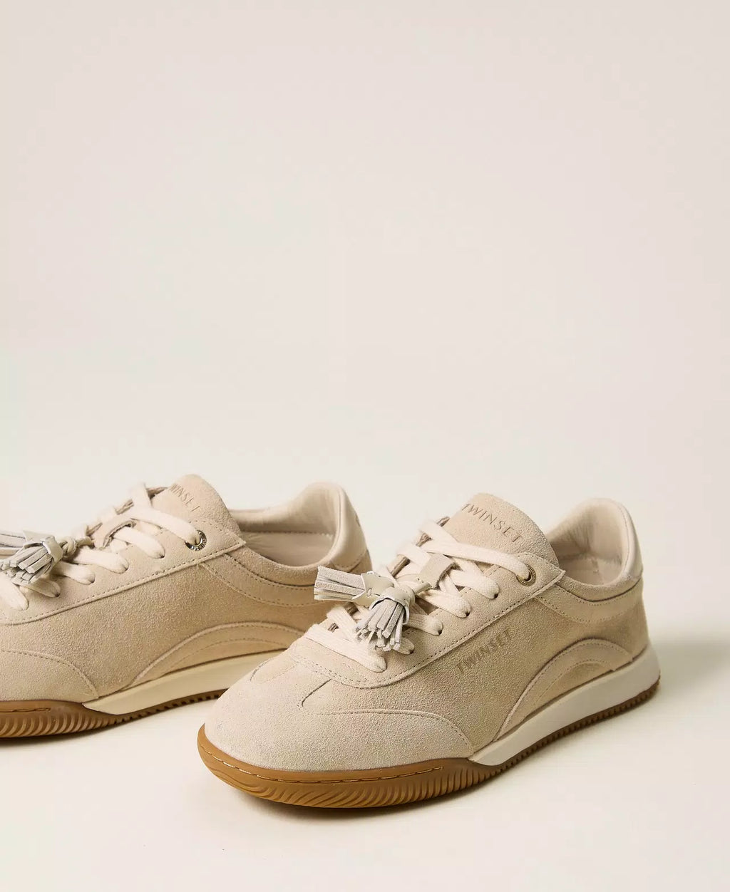 Sneakers in pelle scamosciata TWINSET