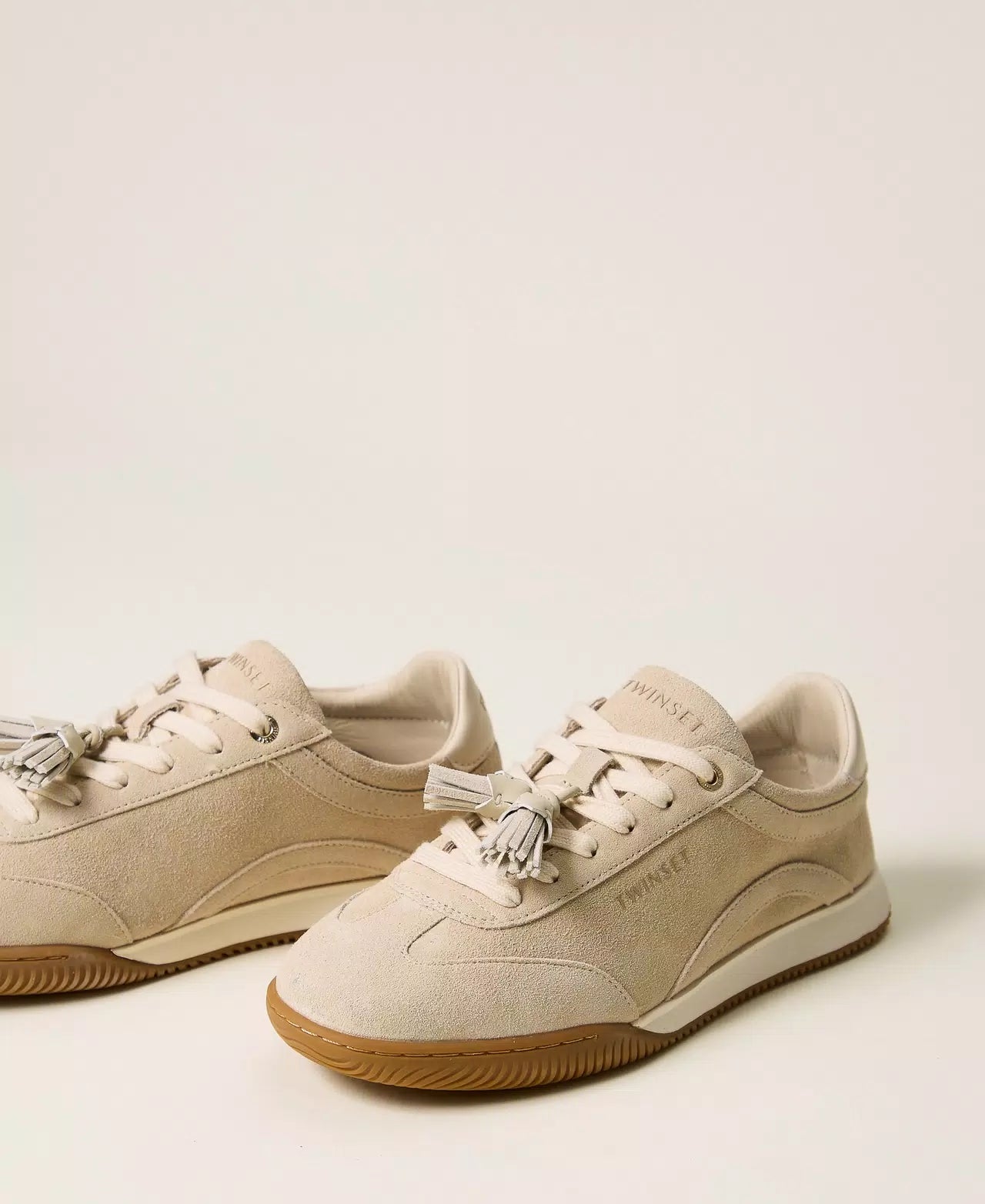 Sneakers in pelle scamosciata TWINSET