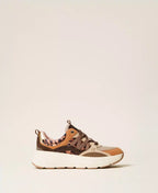 Sneakers running in pelle TWINSET