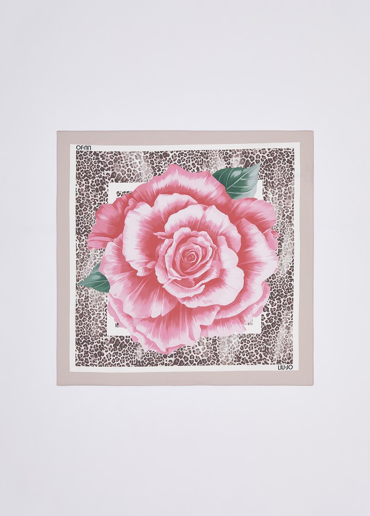 Foulard con fiore LIU JO