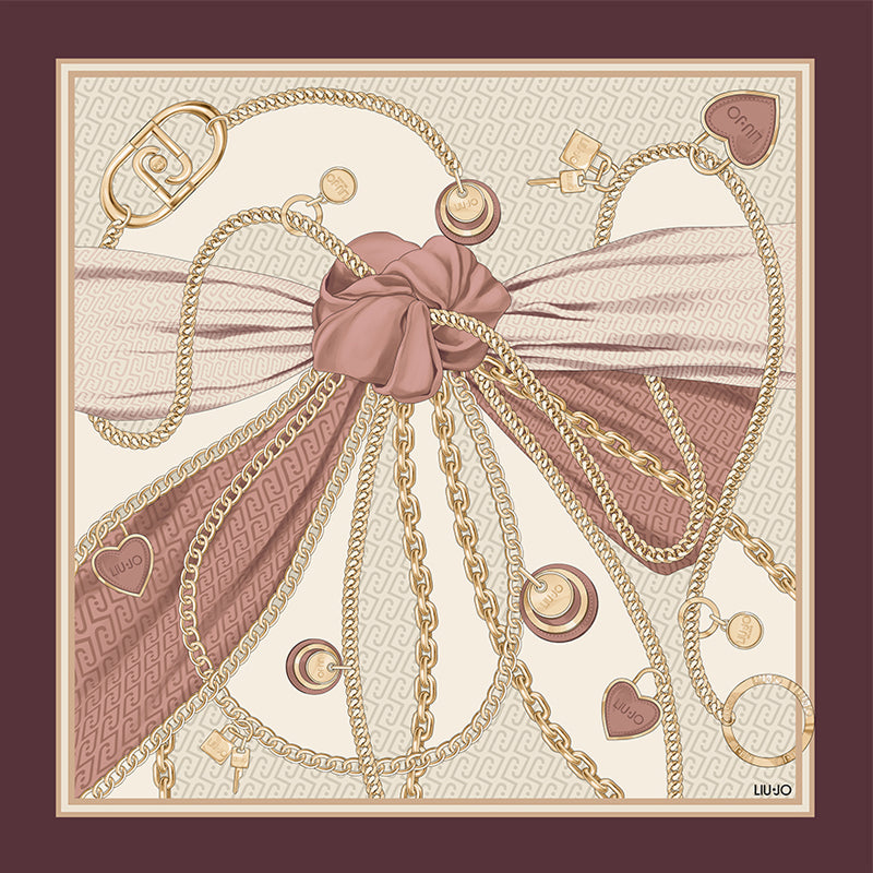 Foulard stampa fiocco LIU JO