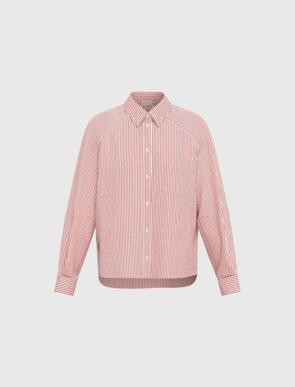 Camicia a righe con strass EMME