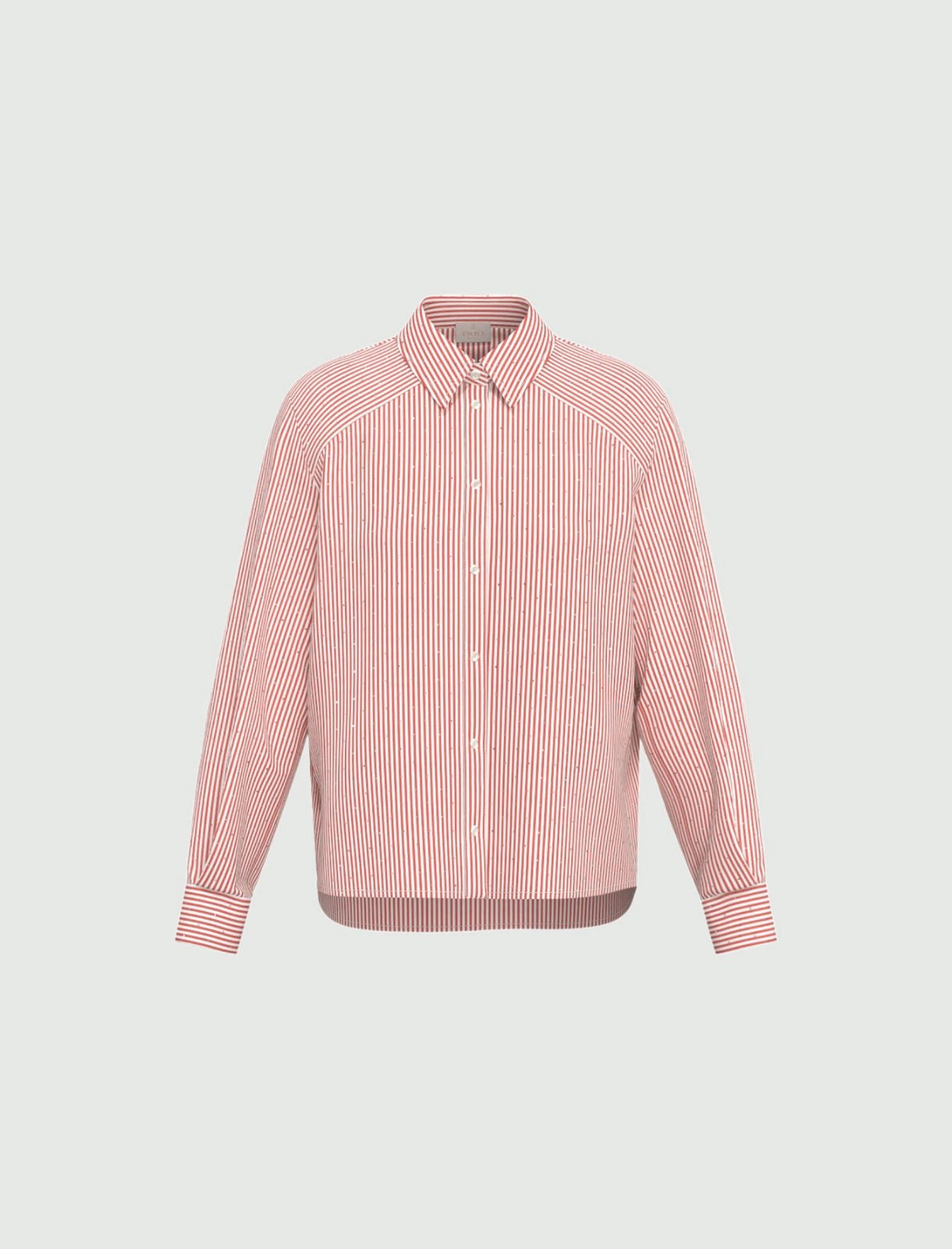 Camicia a righe con strass EMME