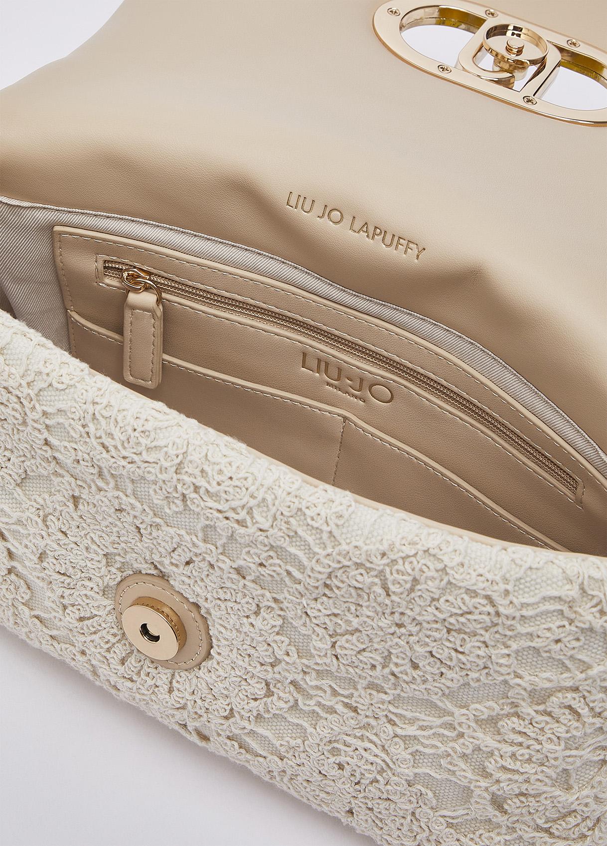 Borsa LaPuffy grande a crochet LIU JO