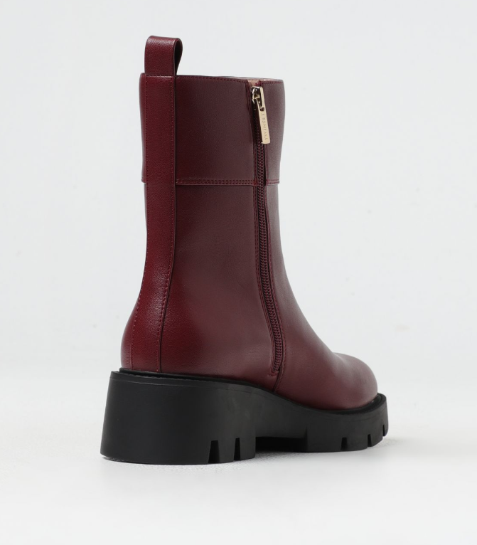 Biker Twinset bordeaux