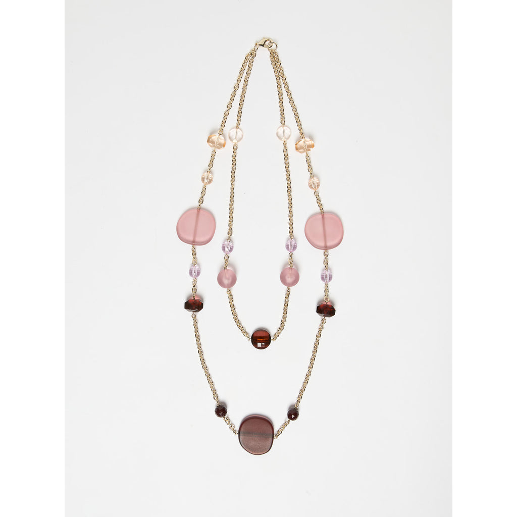 Collana doppio filo EMME