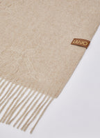 Sciarpa con logo monogram  LIU JO