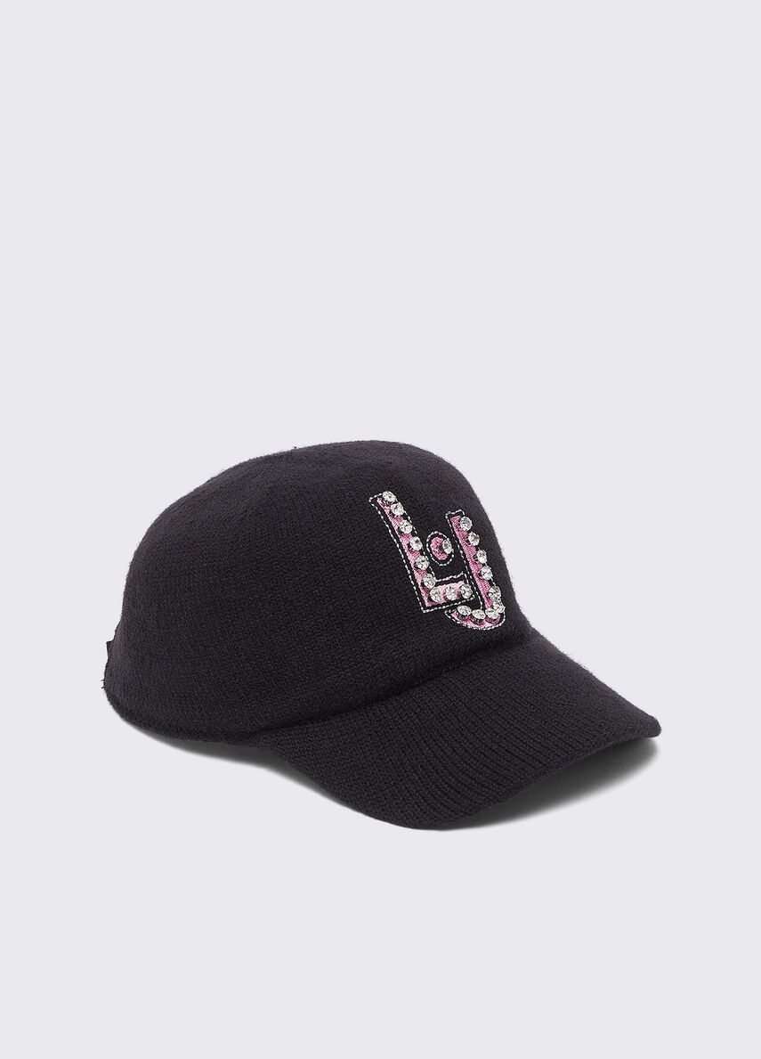 Cappello in maglia con visiera LIU JO