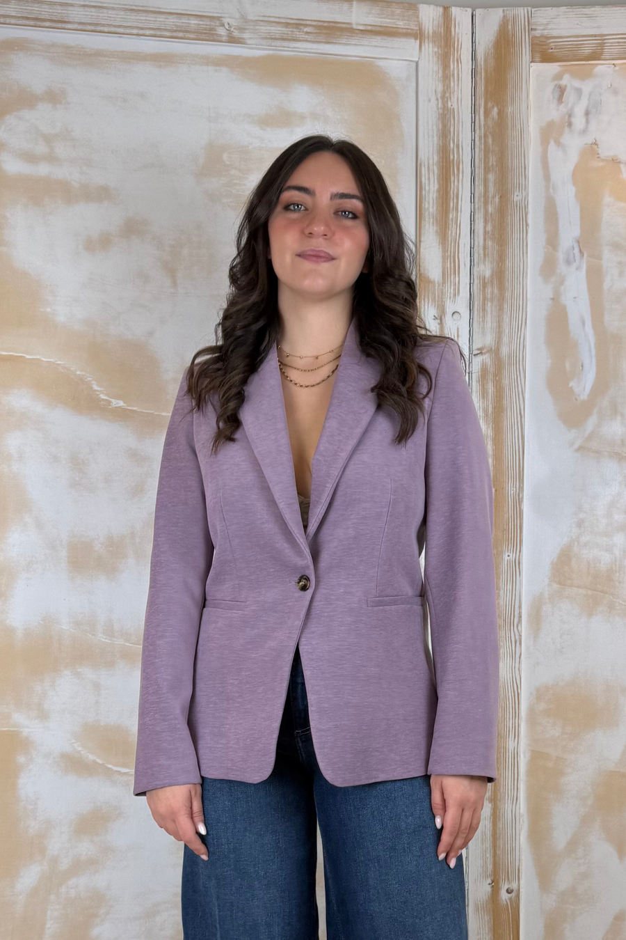 Giacca in ciniglia stretch EMME