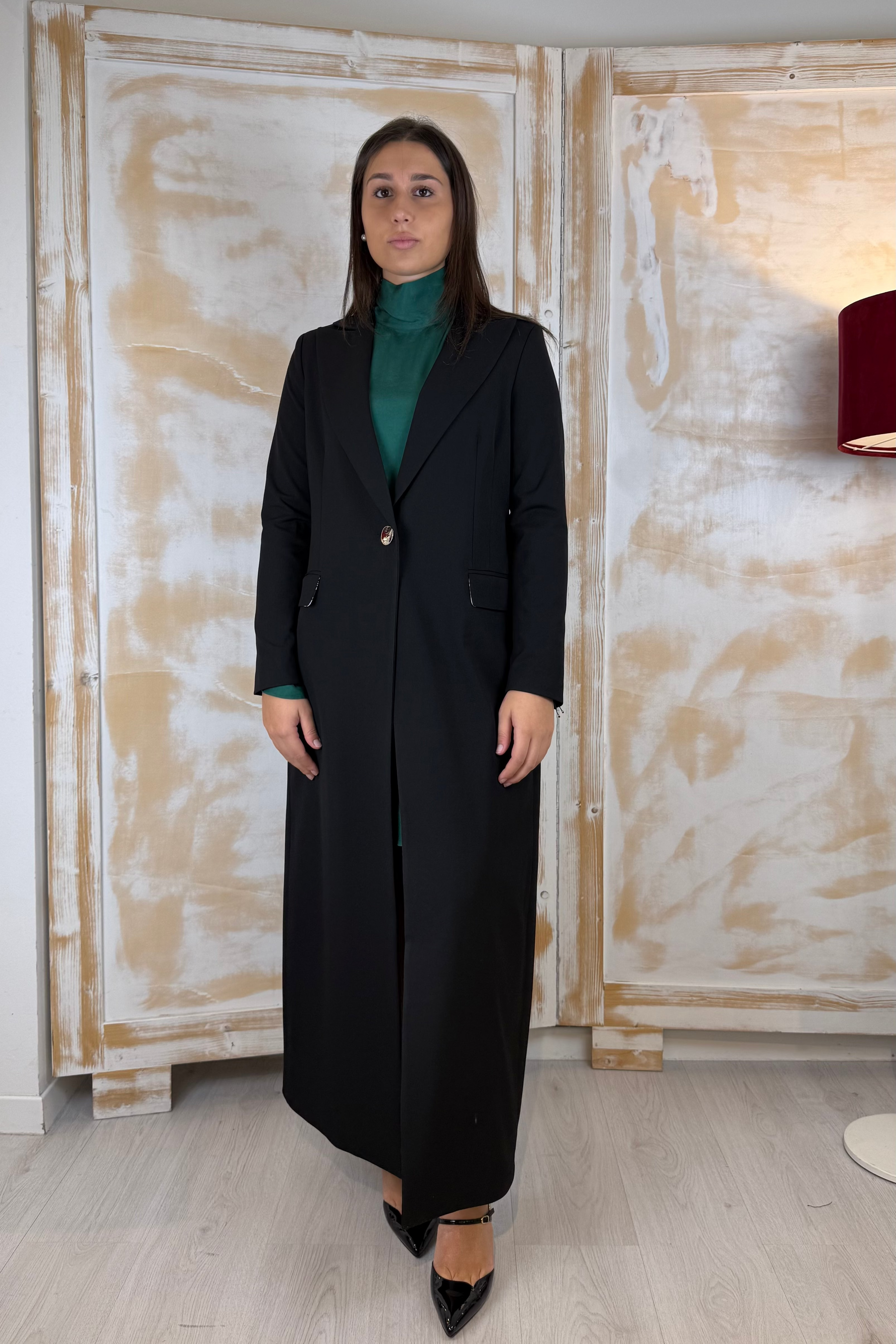 Cappotto lungo elegante LANACAPRINA