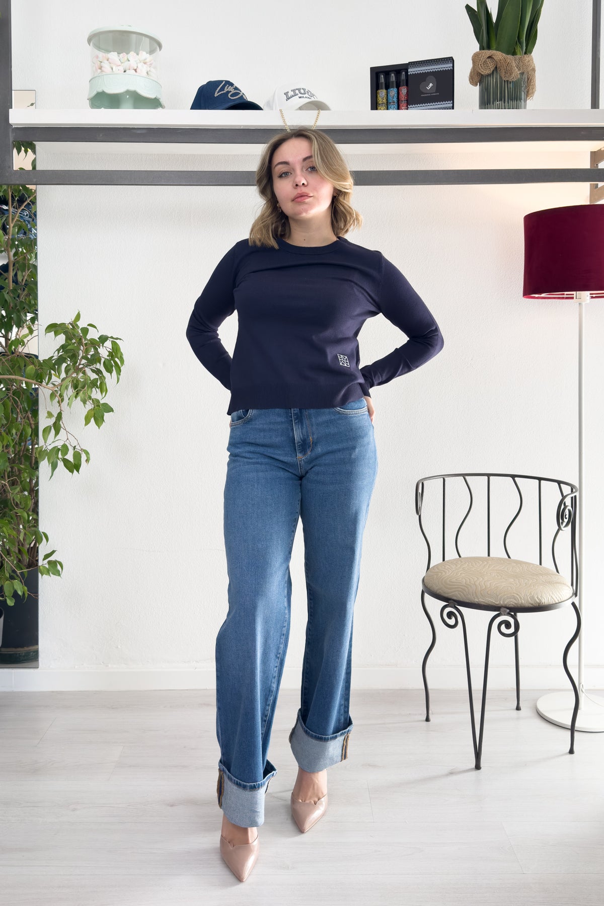 Maglia in misto viscosa stretch EMME