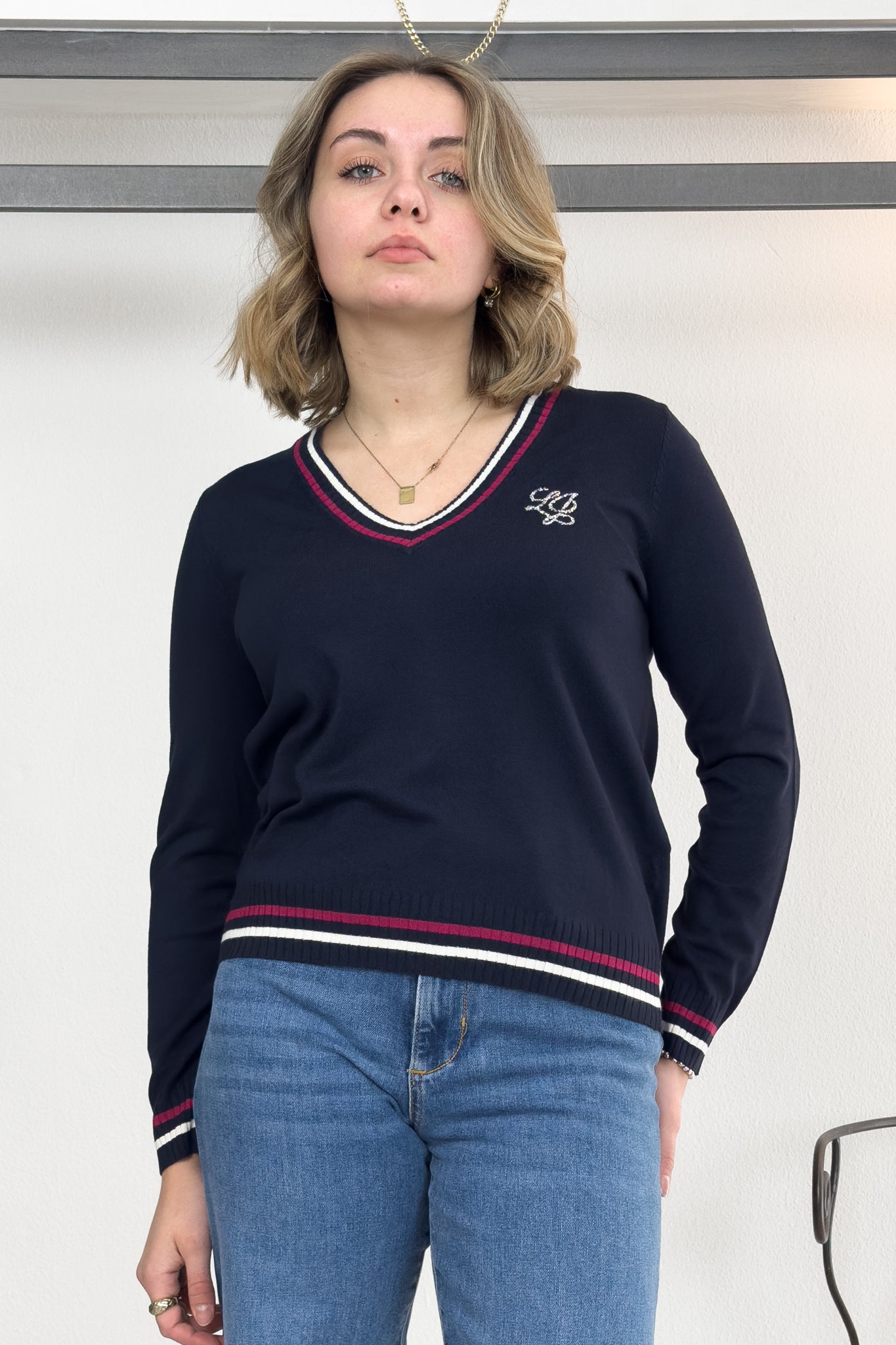 Maglia a maniche lunghe college LIU JO