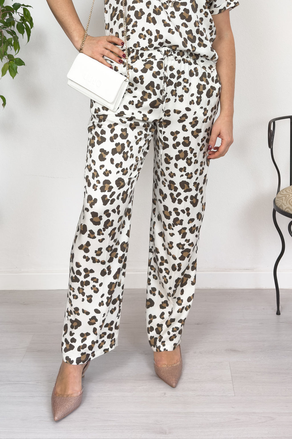 Jogger in twill di viscosa EMME