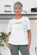 T-shirt con applicazioni LIU JO
