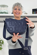 Borsa a tracolla media in nylon opaco LIU JO