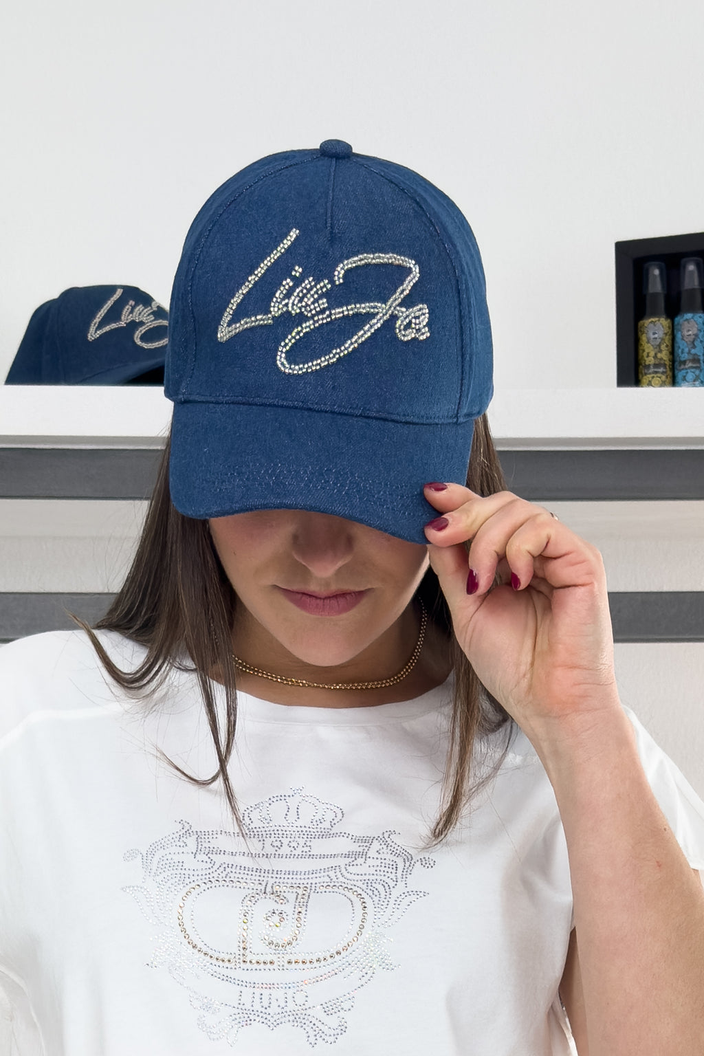 Cappello baseball in denim LIU JO
