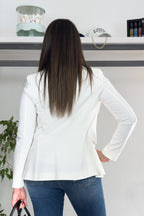 Blazer in jersey con bottoni oro EMME