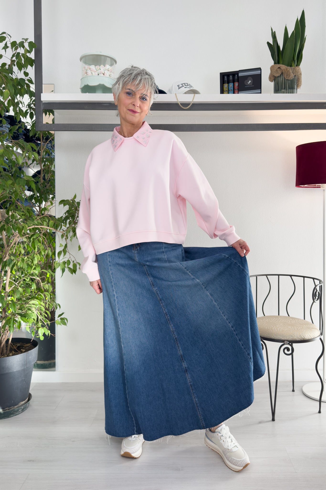 Gonna lunga in denim LIU JO
