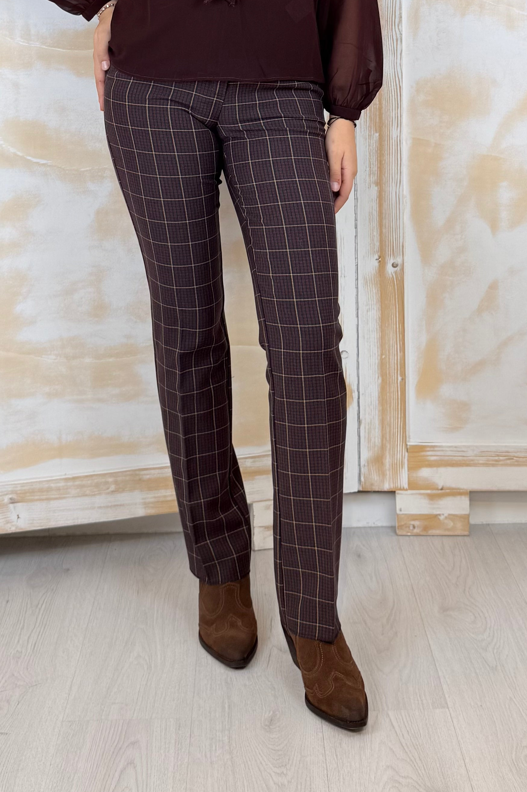 Pantalone  in tessuto stretch EMME
