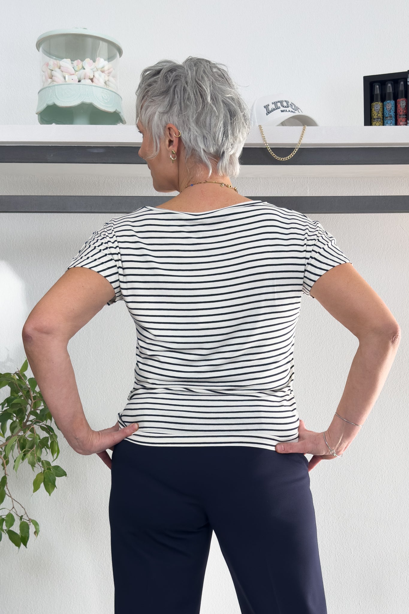 T-shirt in jersey interlock EMME