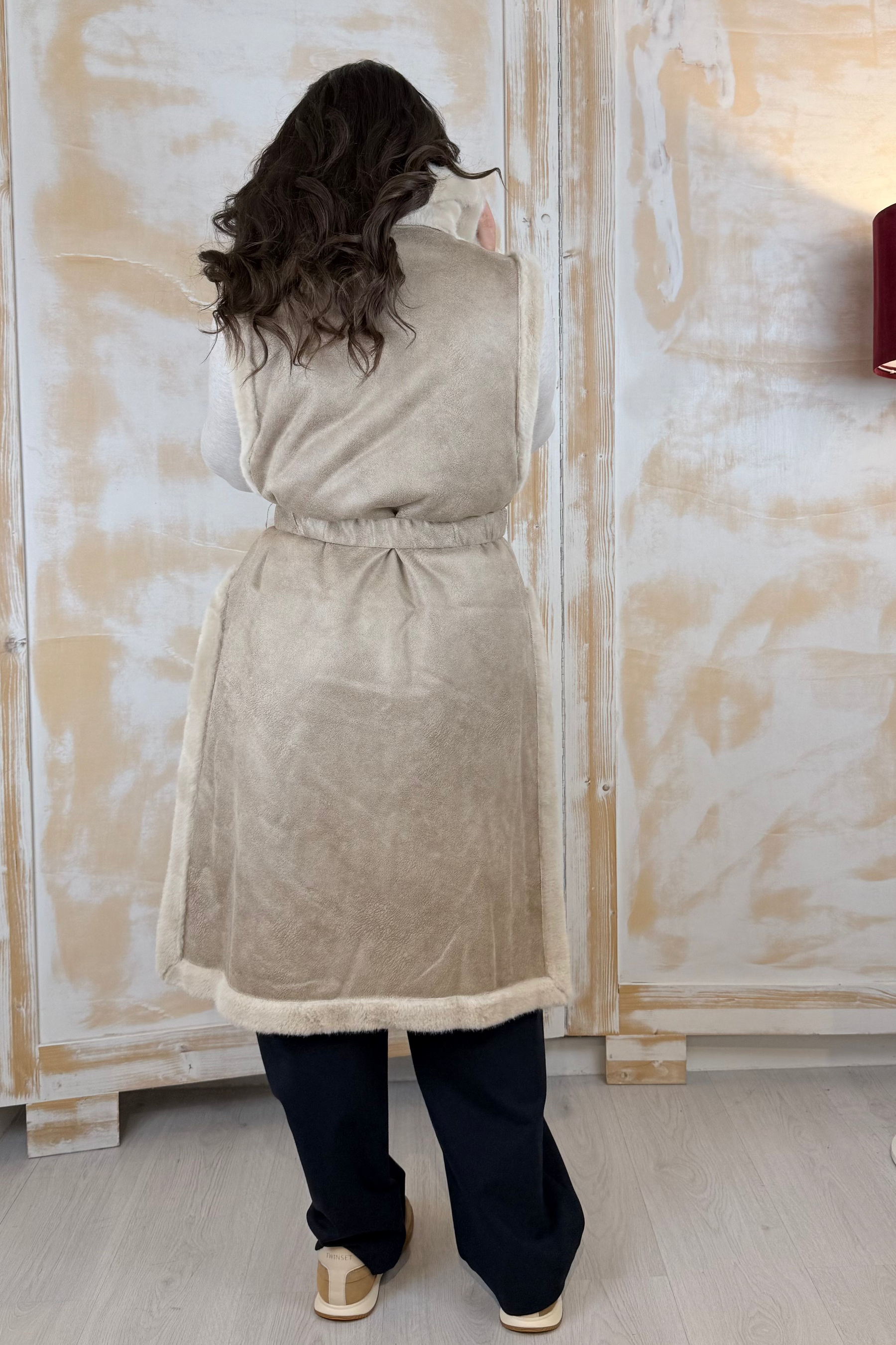 Gilet double-face in eco-montone LIU JO