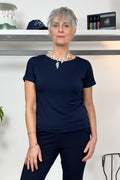 T-shirt in jersey interlock EMME