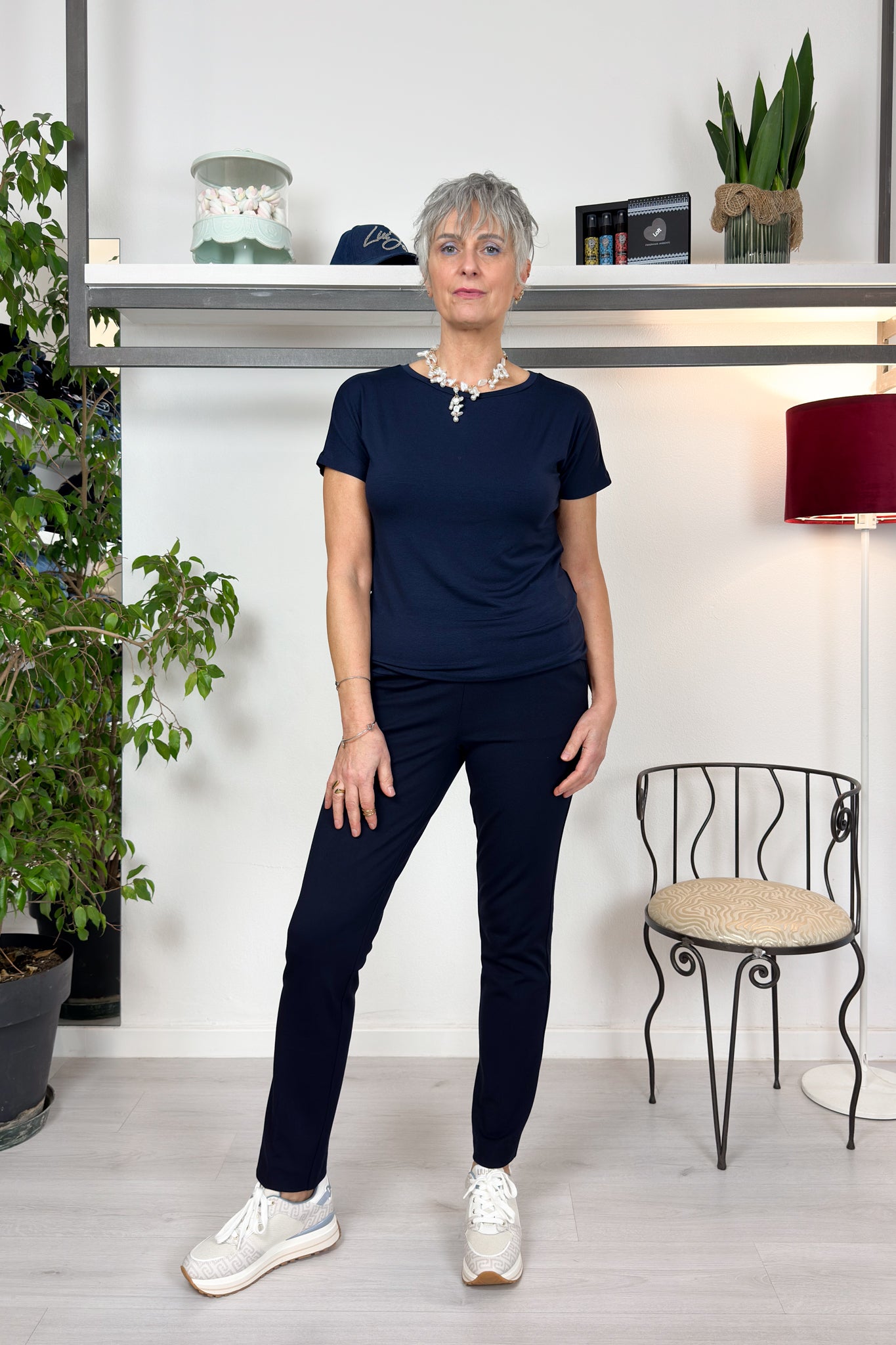 T-shirt in jersey interlock EMME