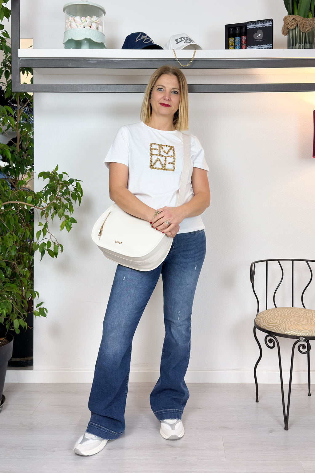 Borsa Hobo media con tracolla LIU JO
