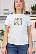 Tshirt paillettes e strass EMME