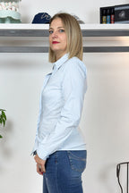Camicia in popeline stretch EMME