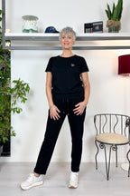 Tshirt basic con logo strass LIU JO